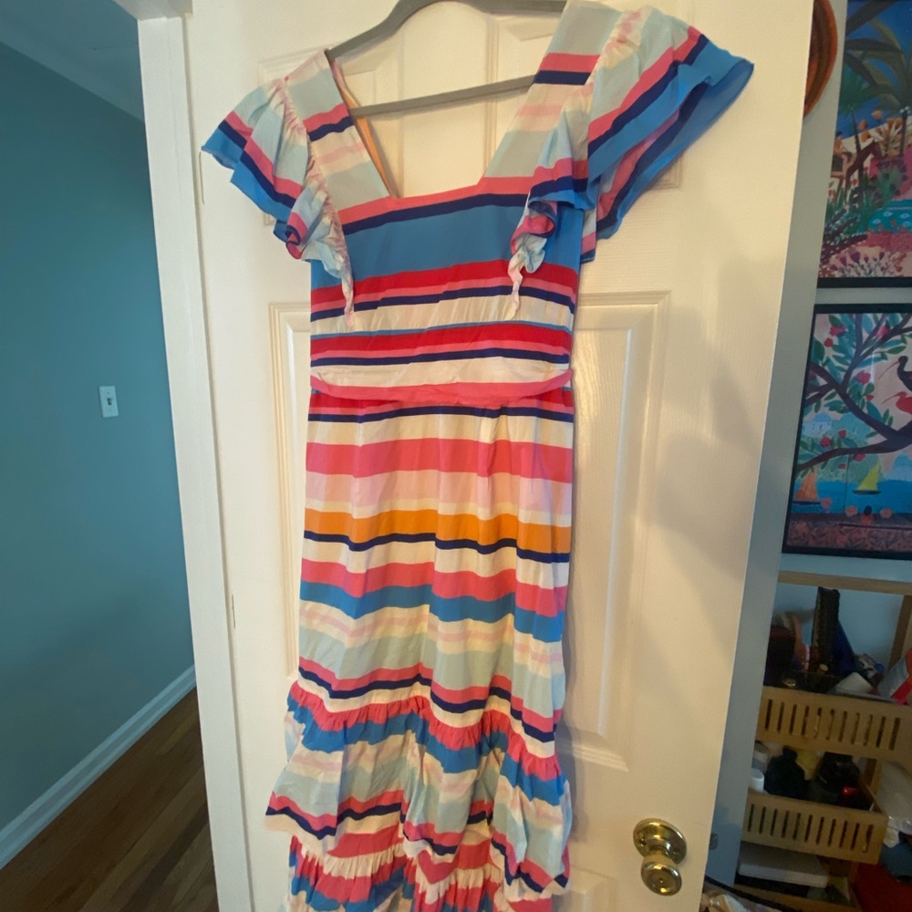 Plenty by Tracy Reese Multicolor Striped Maxi Dress